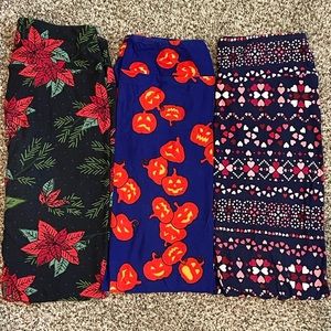 Bundle of OS Holiday Leggings